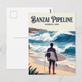 Pipeline USA Postkarte (Vorne/Hinten)