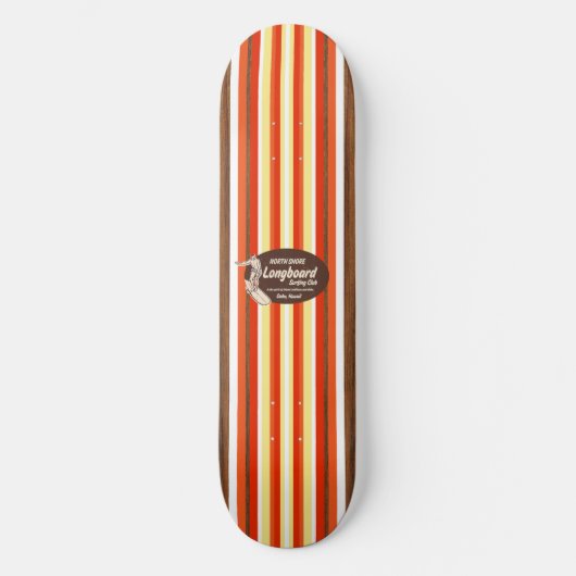 Pipeline Vintag Surf Skateboard (Vorderseite)