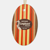 Pipeline Vintag Surfboard Ornament (Links)