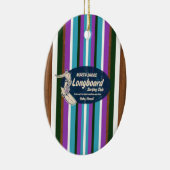 Pipeline Vintag Surfboard Ornament (Rechts)