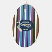 Pipeline Vintag Surfboard Ornament (Links)