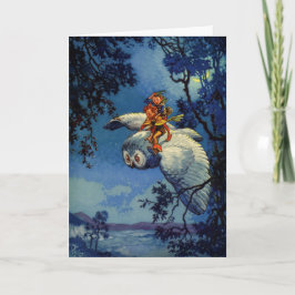 Pipeline Vintage Kinder Buch Fantasy Art Feiertagskarte