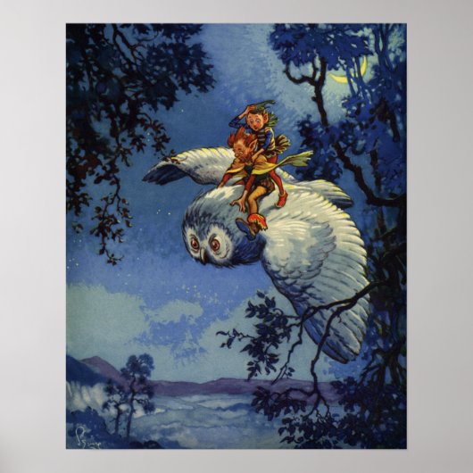 Pipeline Vintage Kinder Buch Fantasy Art Poster (Vorne)
