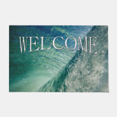 Pipeline Wave Welcome Mat Fußmatte (Vorderseite)