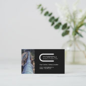 Pipeline Welder Business Card Visitenkarte (Stehend Vorderseite)