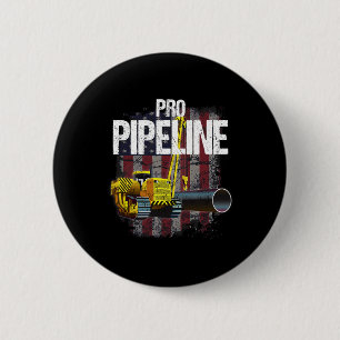 Pipeline Welders Usa Flag Side Boom Pipe Trump Gif Button