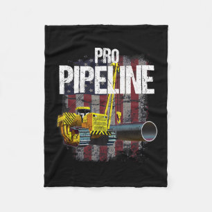 Pipeline Welders Usa Flag Side Boom Pipe Trump Gif Fleecedecke