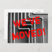 Pipelinepipeline bewegt Postkartendesign Ankündigungspostkarte (Vorne/Hinten)