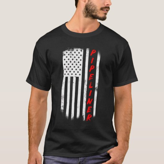 Pipeliner American Flag Hoodie for Welding Welding T-Shirt (Vorderseite)