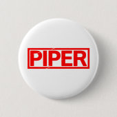Piper-Briefmarke Button (Vorderseite)
