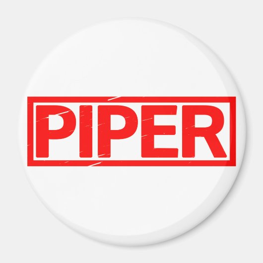 Piper-Briefmarke Magnet (Vorne)
