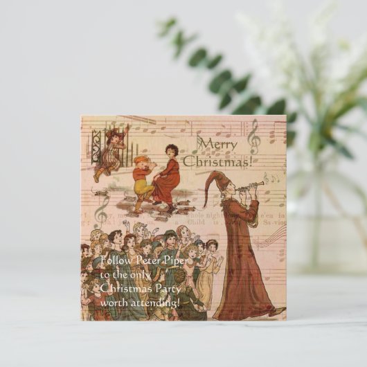 Piper Collage Einladung (Stehend Vorderseite)