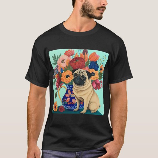 Piper der Mops T-Shirt (Vorderseite)