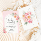 Piper Floral Baby Shower Einladung