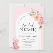 Piper Floral Brautparty Einladung (Vorderseite)