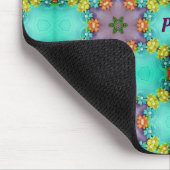 PIPER ~ Hübsches Muster ~ Personalisiert Mousepad (Ecke)