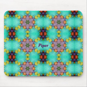 PIPER ~ Hübsches Muster ~ Personalisiert Mousepad