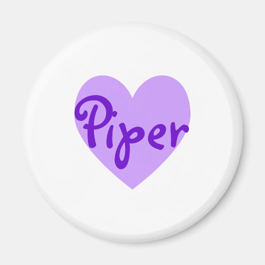 Piper in Lila Magnet (Vorne)