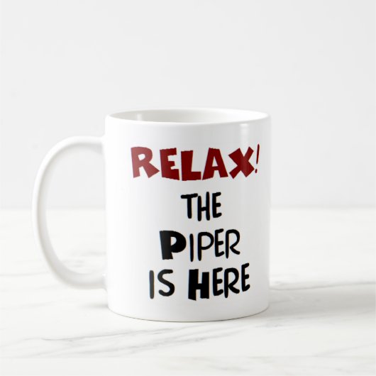 Piper ist hier Tasse (Links)