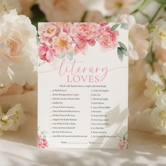 Piper Literary Loves Game Einladung