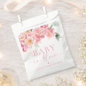 Piper Peony Floral Baby in Bloom Baby Dusche Geschenktütchen (Ausgeschnitten)