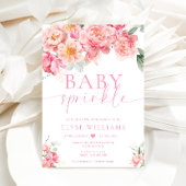 Piper Peony Floral Baby Sprinkle Einladung
