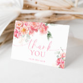 Piper Peony floral geklappt Dankeschön Karte