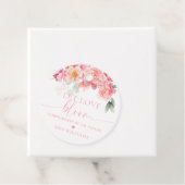 Piper Peony Floral Ließ Liebe Bloom Favor Geschenkanhänger (Beispiel)
