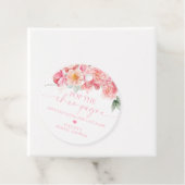 Piper Peony Floral Pop Champagne Brautparty Geschenkanhänger (Beispiel)