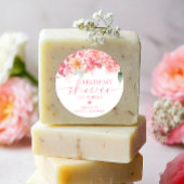 Piper Peony Floral von meiner Dusche zu deinen Fav Runder Aufkleber