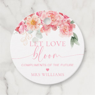 Piper Peony Florale Lass Liebe Erblühen Gefallen Geschenkanhänger