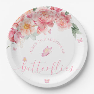 Piper Peony Lebenslange Butterflies Brautparty Pappteller