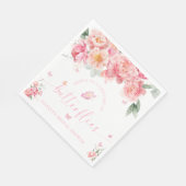 Piper Peony Lifetime of Butterflies Brautparty Serviette (Ecke)