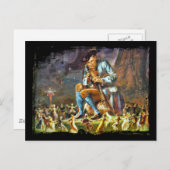 Piper Playing für Feen Postkarte (Vorne/Hinten)