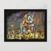 Piper Playing für Feen Postkarte (Vorderseite)