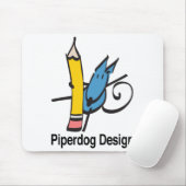 Piperdog Entwurfs-Mausunterlage Mousepad (Mit Mouse)