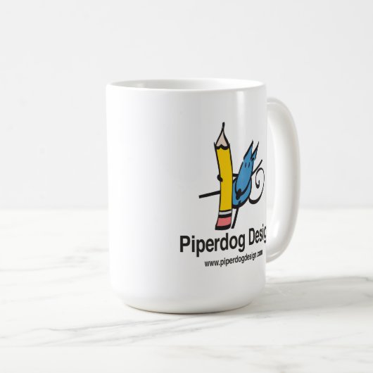 Piperdog Entwurfs-Tasse Kaffeetasse (VorderseiteRechts)