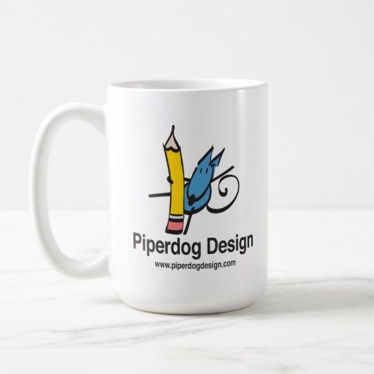 Piperdog Entwurfs-Tasse Kaffeetasse (Links)