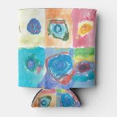 Pipers konzentrische Kreise Dosenkühler (Vorderseite)