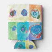 Pipers konzentrische Kreise Dosenkühler (Rückseite)