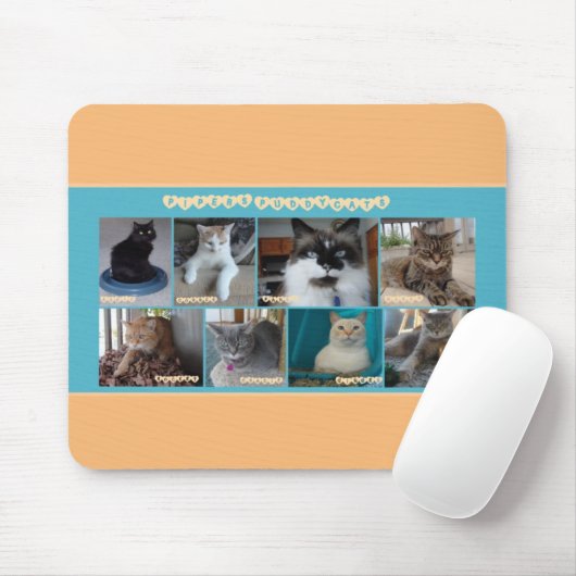 PipersPuddycats Mausunterlage Mousepad (Mit Mouse)