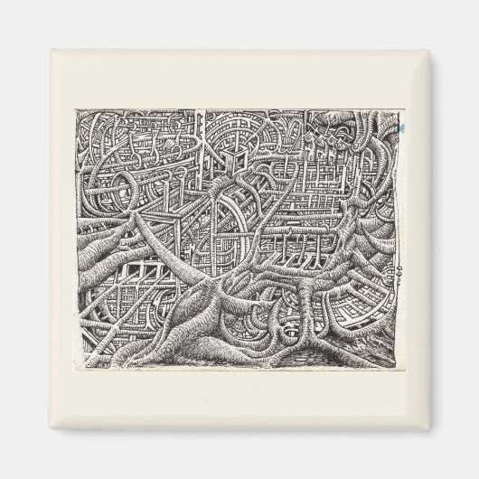 Pipescape, von Brian Benson Magnet (Vorne)