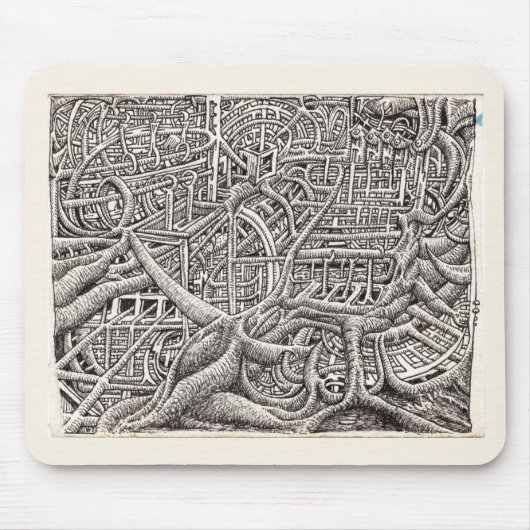 Pipescape, von Brian Benson Mousepad (Vorne)