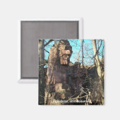 Pipestone, MN Monument Magnet (Vorderseite/Rückseite)