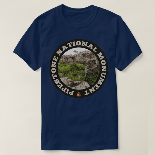 Pipestone National Monument Circle T-Shirt (Design vorne)