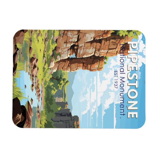 Pipestone Nationalparkprojekt des Locarnese Magnet (Horizontal)