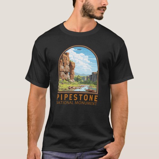 Pipestone Nationalparkprojekt des Locarnese T-Shirt (Vorderseite)