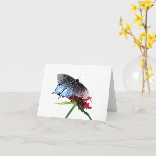 Pipevine Frack Butterfly Karte (Gelbe Blume)