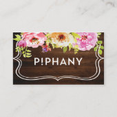 Piphany Visitenkarte, Gewohnheit Ihre Piphany Visitenkarte (Vorderseite)