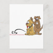 Pipi auf Brustkrebs Postkarte (Vorderseite)